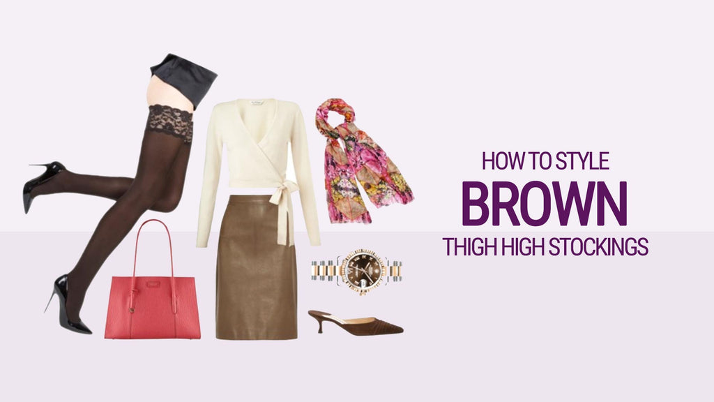 How to Style Your Brown Thigh Highs
