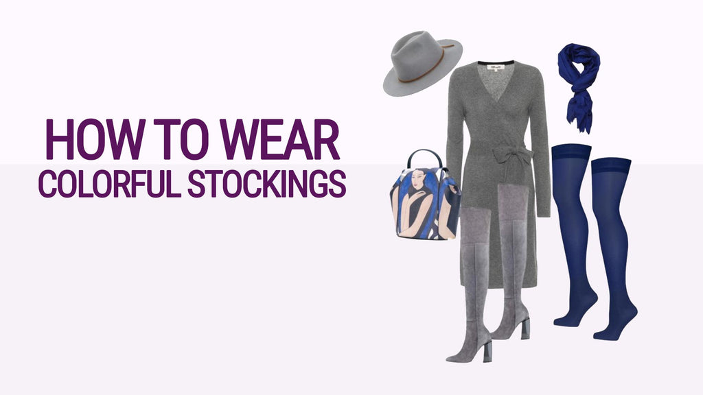 How To Wear Colorful Stockings