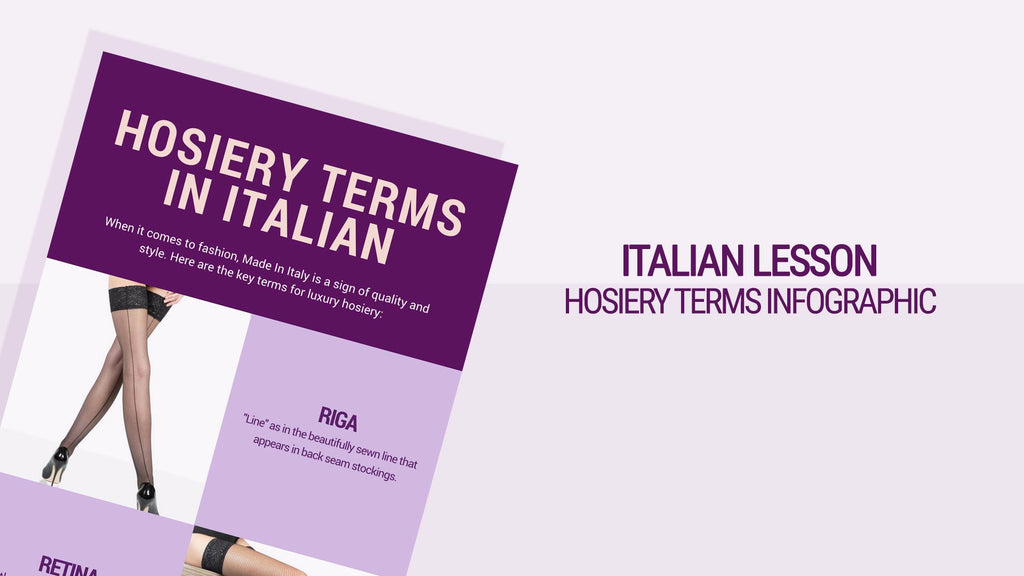 Italian Lessons: Hosiery Terms