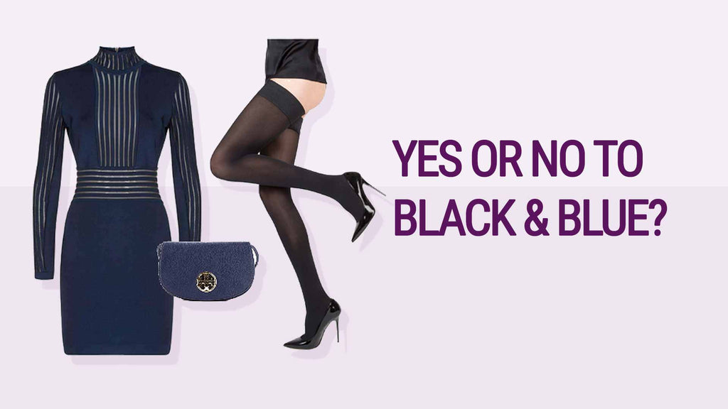 Can I Pair Blue and Black Stockings?