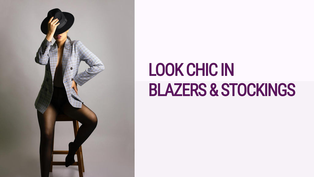 6 Ways to Look Chic In Blazers And Stockings