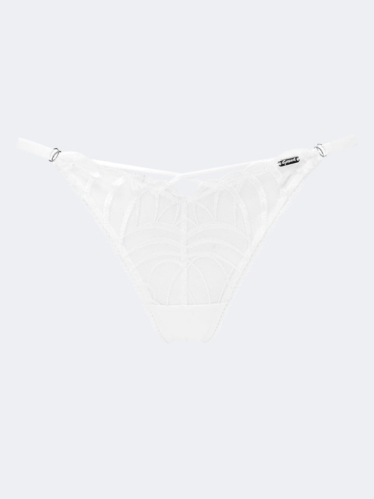 Soft and comfortable white bridal panties