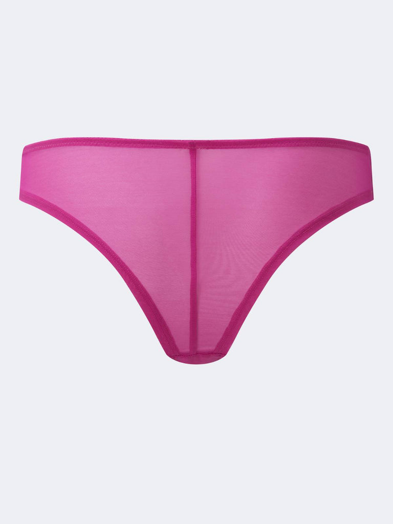 Soft magenta mesh underwear for comfort and breathability