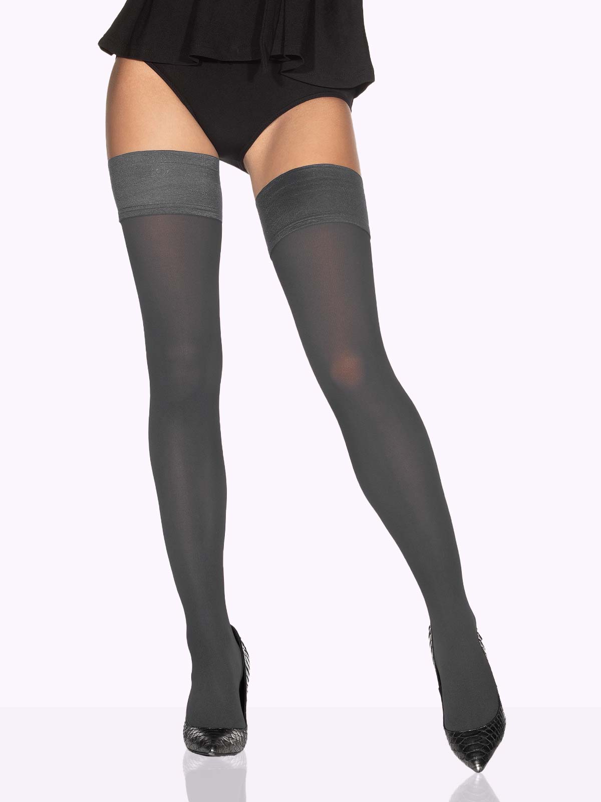 CLAUDIA Matte Thigh Highs