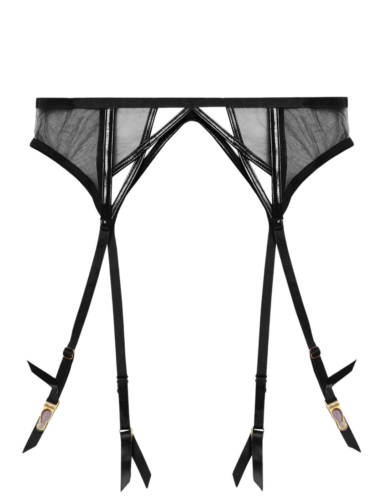 Kelly Glossy Vinyl Cut Out Garter Belt by Playful Promises | VienneMilano Kelly Glossy Vinyl Cut Out Garter Belt by Playful Promises | VienneMilano