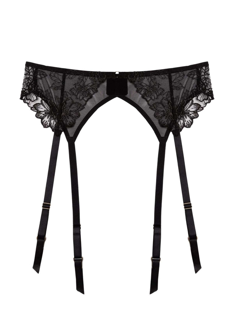 Kennedy Black Lace Garter Belt by Playful Promises | VienneMilano Kennedy Black Lace Garter Belt by Playful Promises | VienneMilano