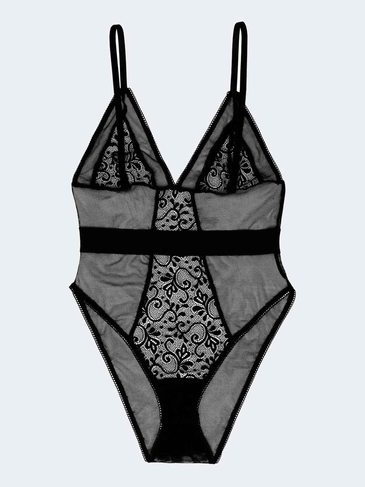 Body de Renda Preto