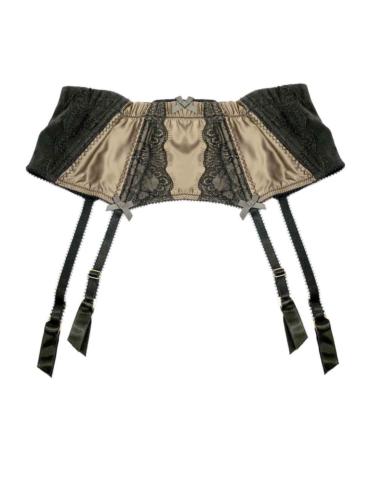 Falling In Love Satin Garter Belt by Fraulein Annie | VienneMilano Falling In Love Satin Garter Belt by Fraulein Annie | VienneMilano