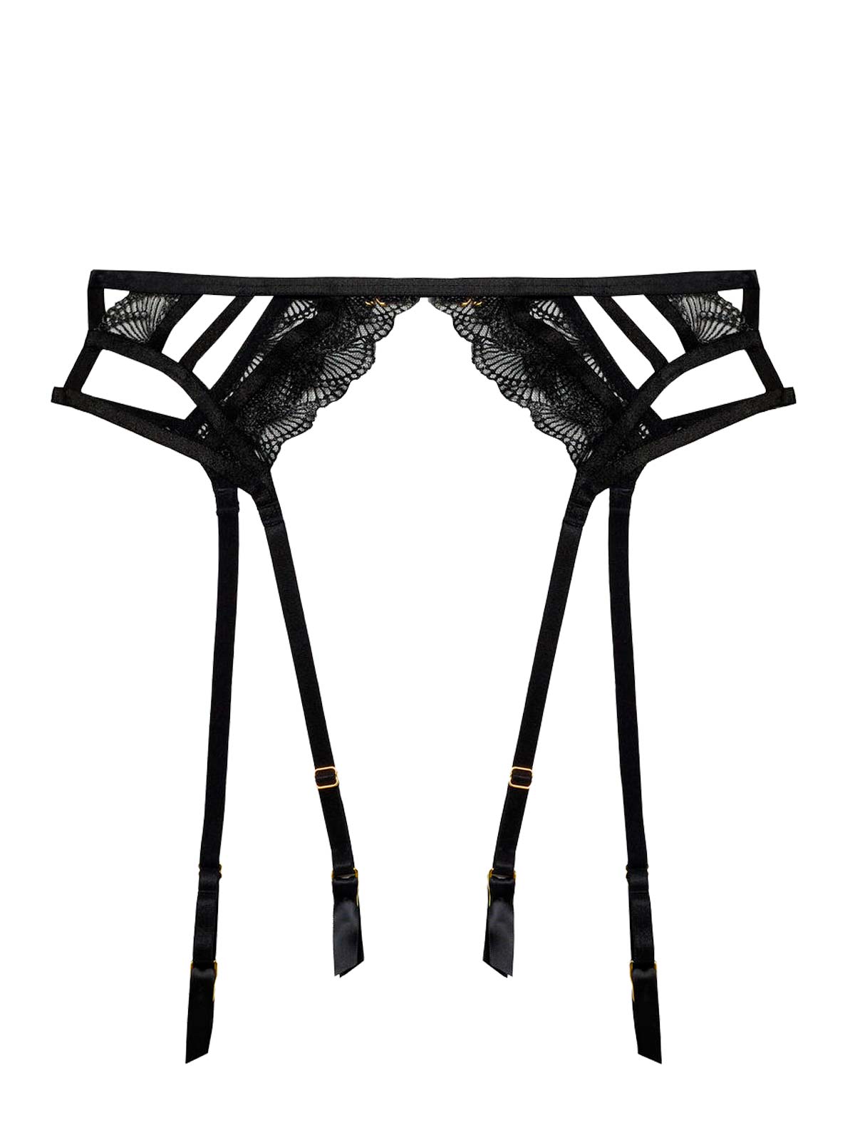 Tilly Caged Embroidery Garter Belt by Playful Promises | VienneMilano Tilly Caged Embroidery Garter Belt by Playful Promises | VienneMilano